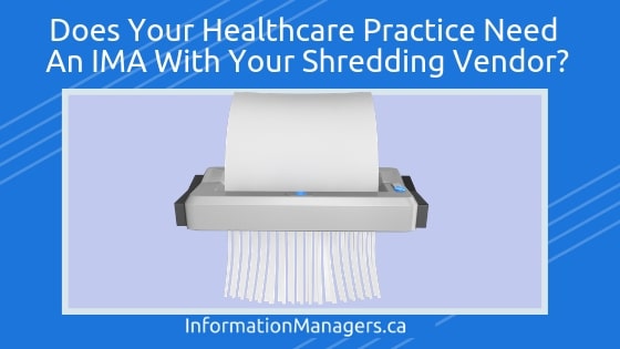 information manager agreement for shredding