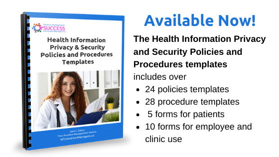 Health Information Policy and Procedure Manual