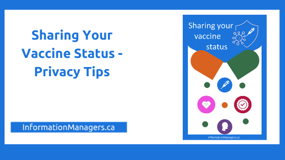 Sharing your vaccine status