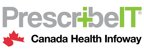 Using PrescribeIT Canada Health Infoway logo