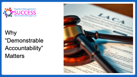 Why “Demonstrable Accountability” Matters