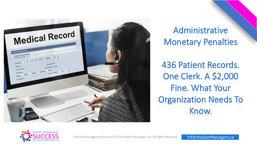 PHIPA Administrative Monetary Penalty #2