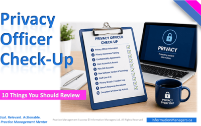 Privacy Officer Check-Up 10 Things You Should Review